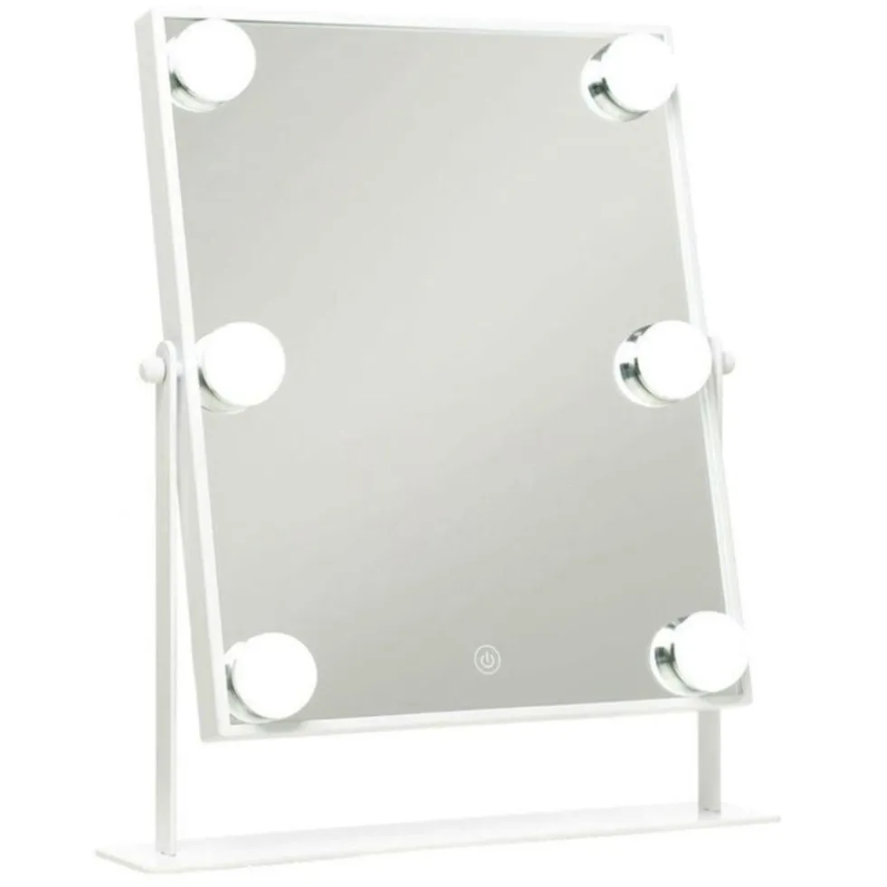 UNIQ Xl Hollywood Make-up Make-upspiegel met 6 Led Lampen en Aanraakfunctie