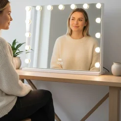 UNIQ XL Luxe Hollywood make-up spiegel met licht