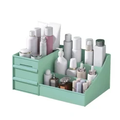 UNIQ Make‑up & Sieraden Organizer – 2 Laden, Mintgroen