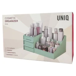 UNIQ Make‑up & Sieraden Organizer – 2 Laden, Mintgroen