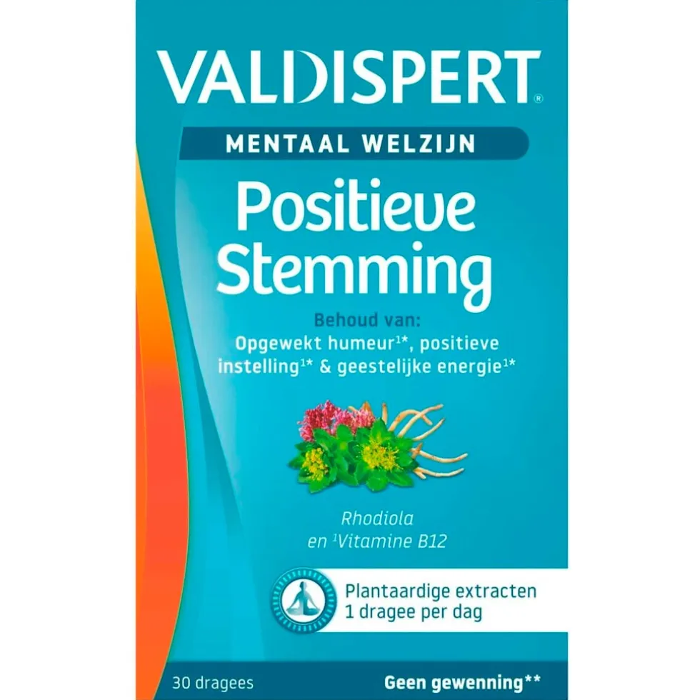 Valdispert Mentaal Welzijn Positieve Stemming Dragees