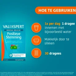 Valdispert Mentaal Welzijn Positieve Stemming Dragees