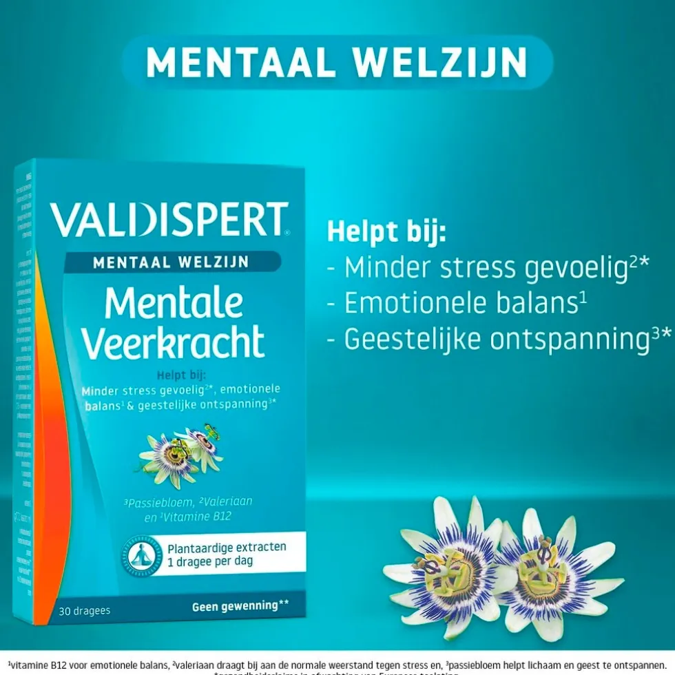 Valdispert Mentaal Welzijn Mentale Veerkracht Dragees