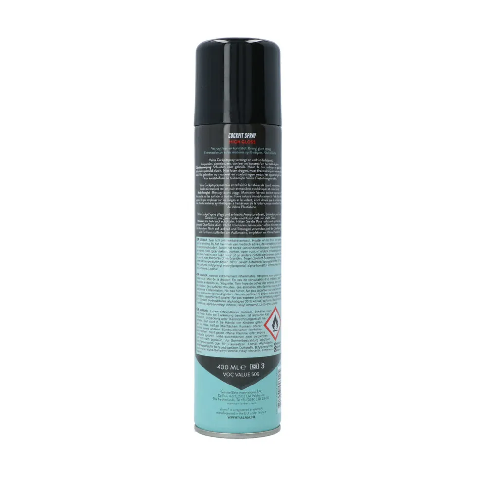 Valma R25H Cockpitspray Glanzend 400ml