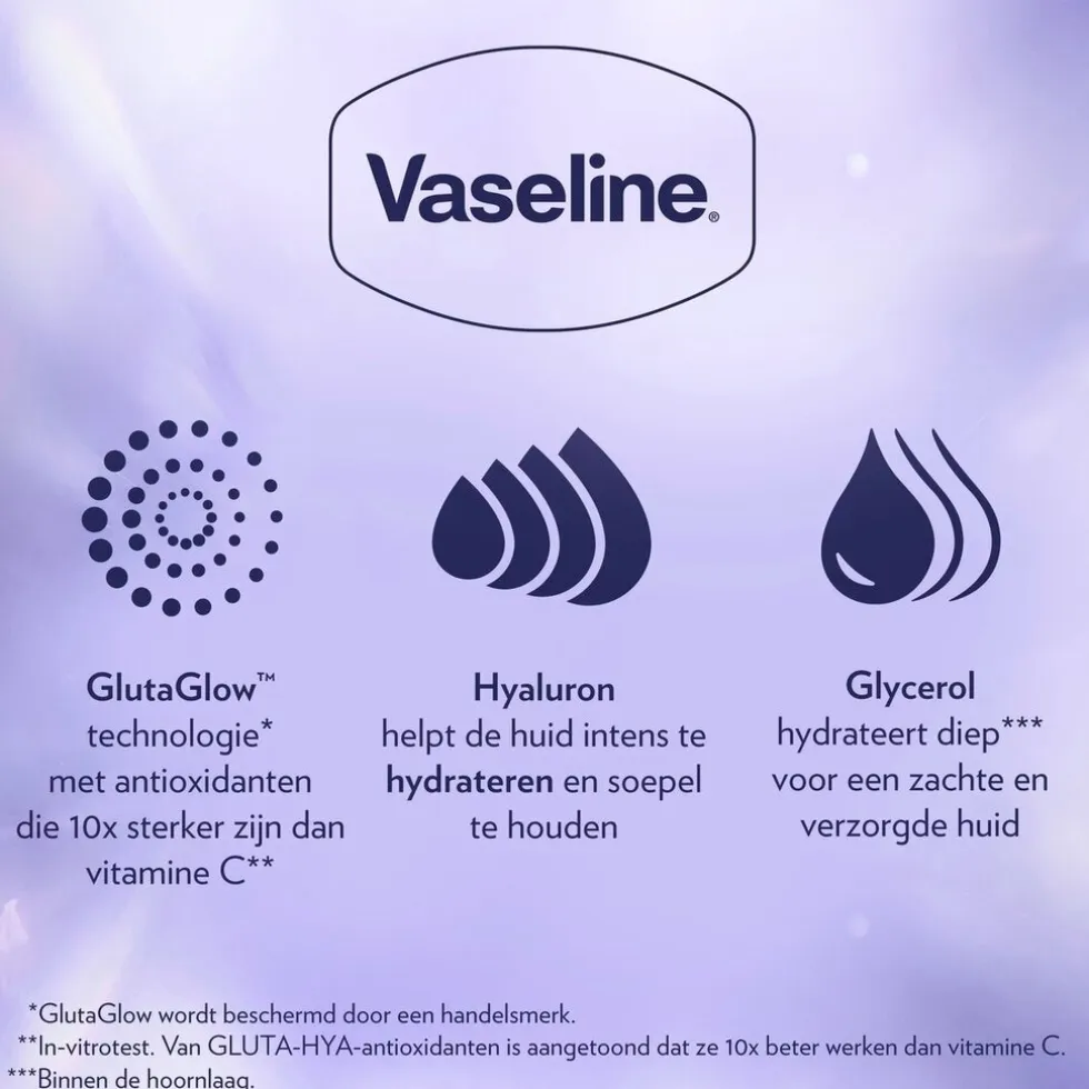 Vaseline Gluta-Hya Overnight Radiance Serum Burst Lotion