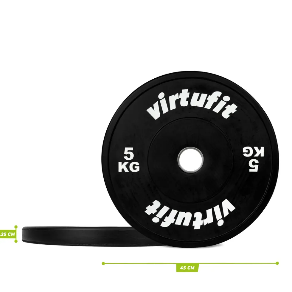 VirtuFit Bumper Plate Olympische Halterschijf van Rubber