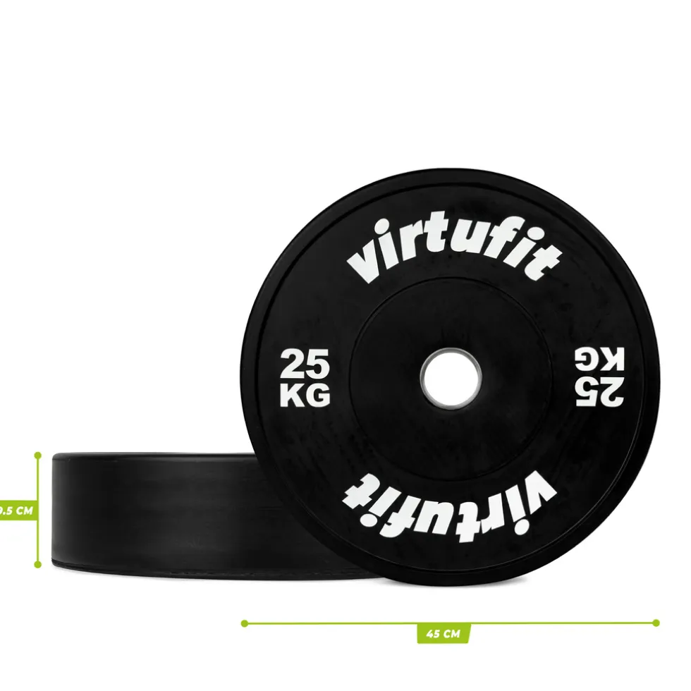 VirtuFit Bumper Plate Olympische Halterschijf van Rubber