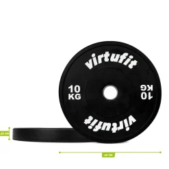 VirtuFit Bumper Plate Olympische Halterschijf van Rubber