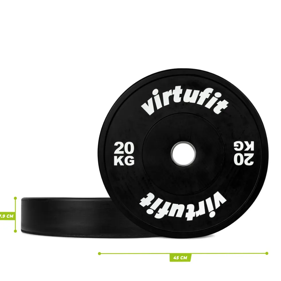 VirtuFit Bumper Plate Olympische Halterschijf van Rubber