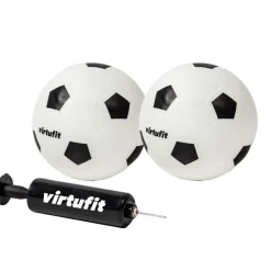 VirtuFit Kinder Voetbaldoelen Set met 2 Ballen en Pomp