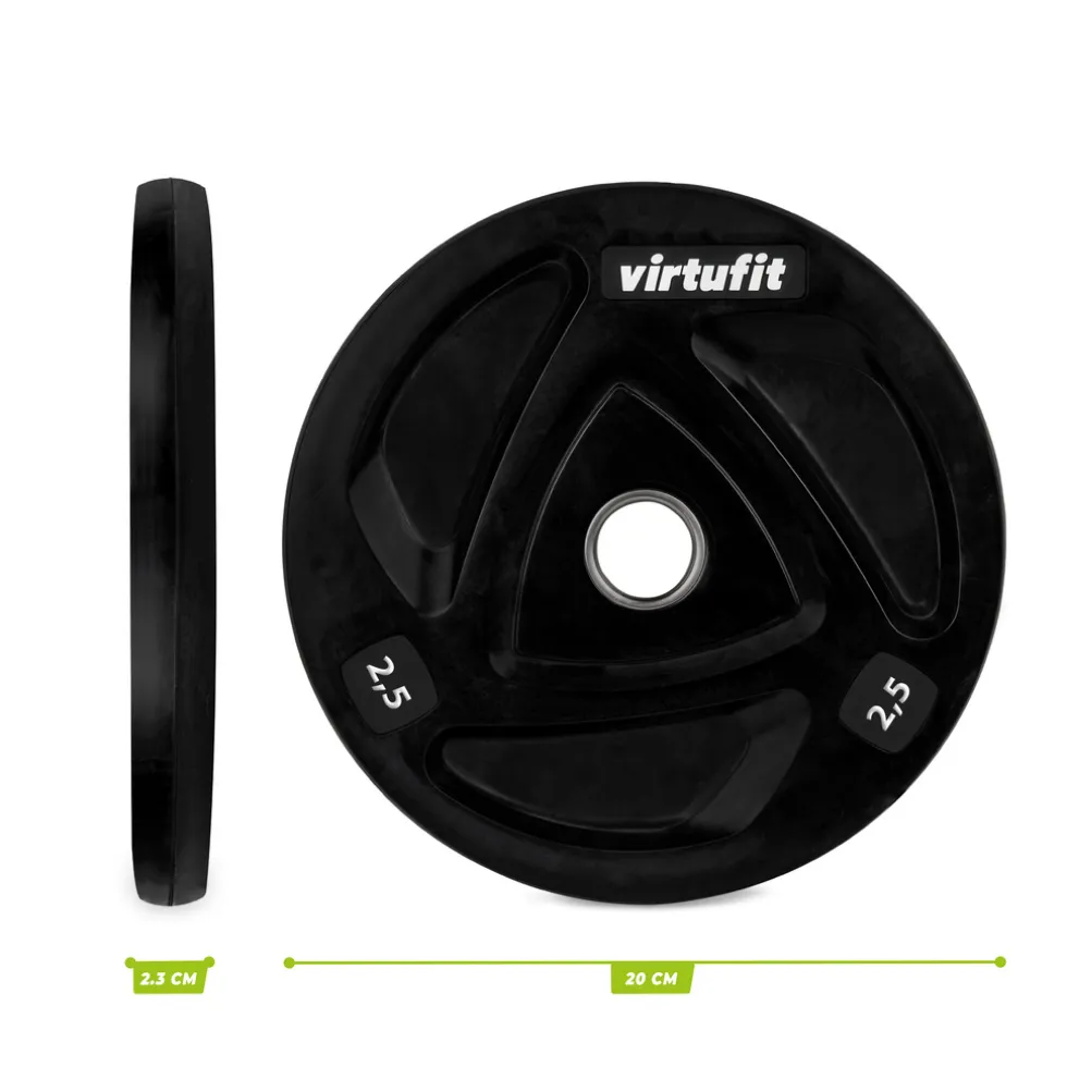 VirtuFit Olympische Rubberen Halterschijf