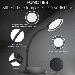 Wilberg Loeplamp met LED Verlichting