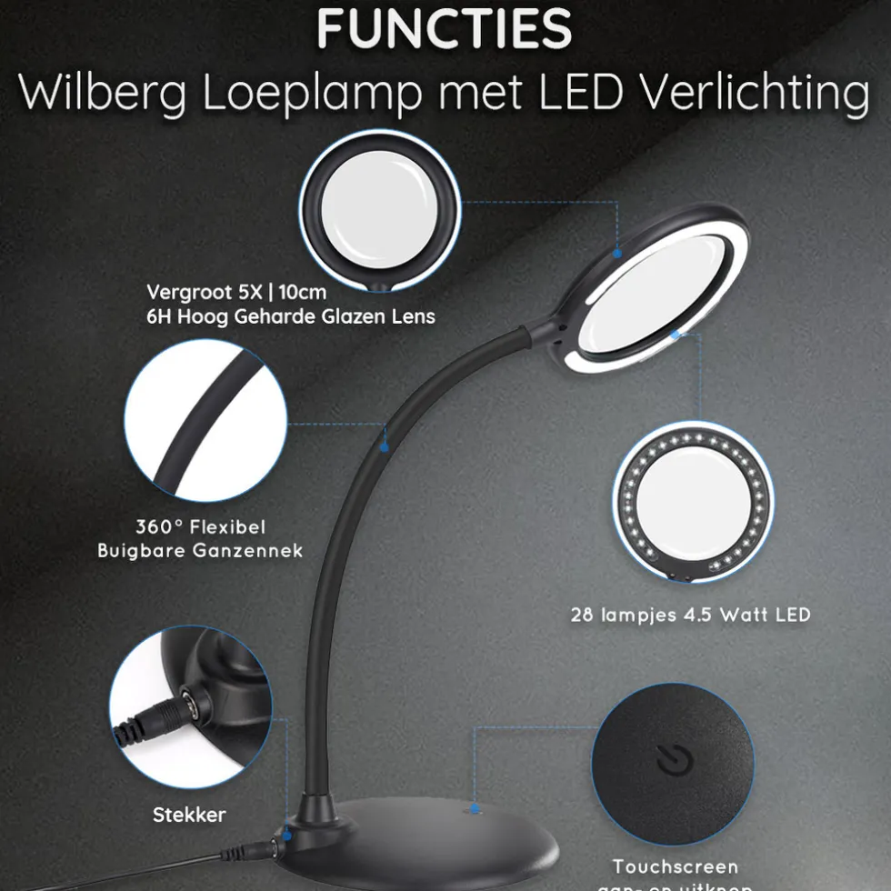 Wilberg Loeplamp met LED Verlichting
