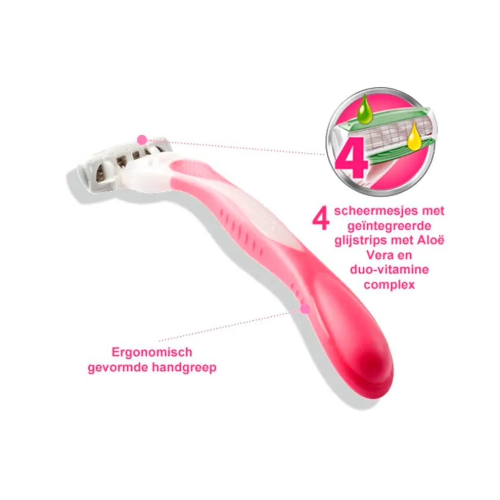 Wilkinson Sword Quattro Smooth Sensitive Wegwerpscheermesjes