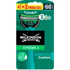 Wilkinson Sword Xtreme 3 Sensitive Wegwerpscheermesjes