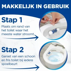Witte Reus Blauw Actief Hygiëne Toiletblok
