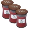 Woodwick geurkaarsen Cinnamon Chai