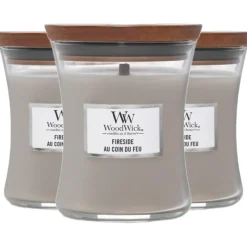 Woodwick geurkaarsen Fireside