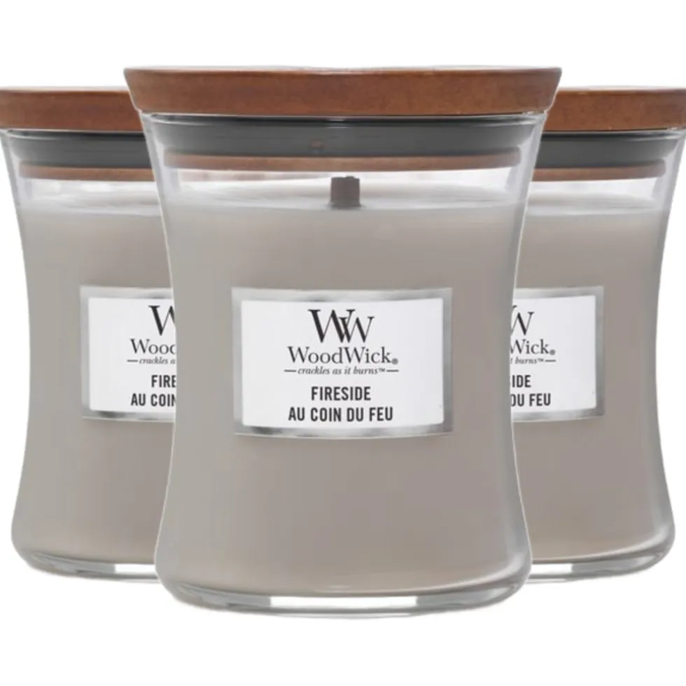 Woodwick geurkaarsen Fireside