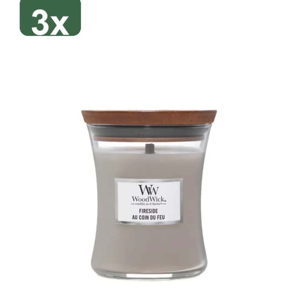 Woodwick geurkaarsen Fireside