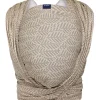 Zaffiro Be Close Beige Leaves Multifunctionele Draagdoek