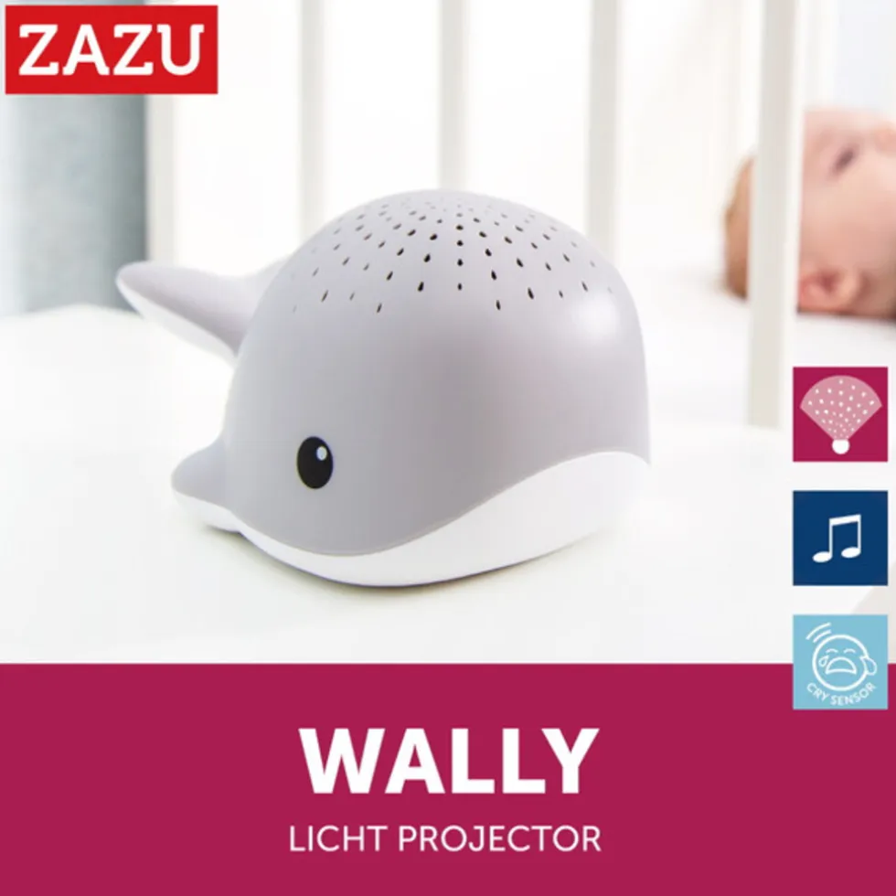 Zazu Wally Blauw Muzikale Babyprojector
